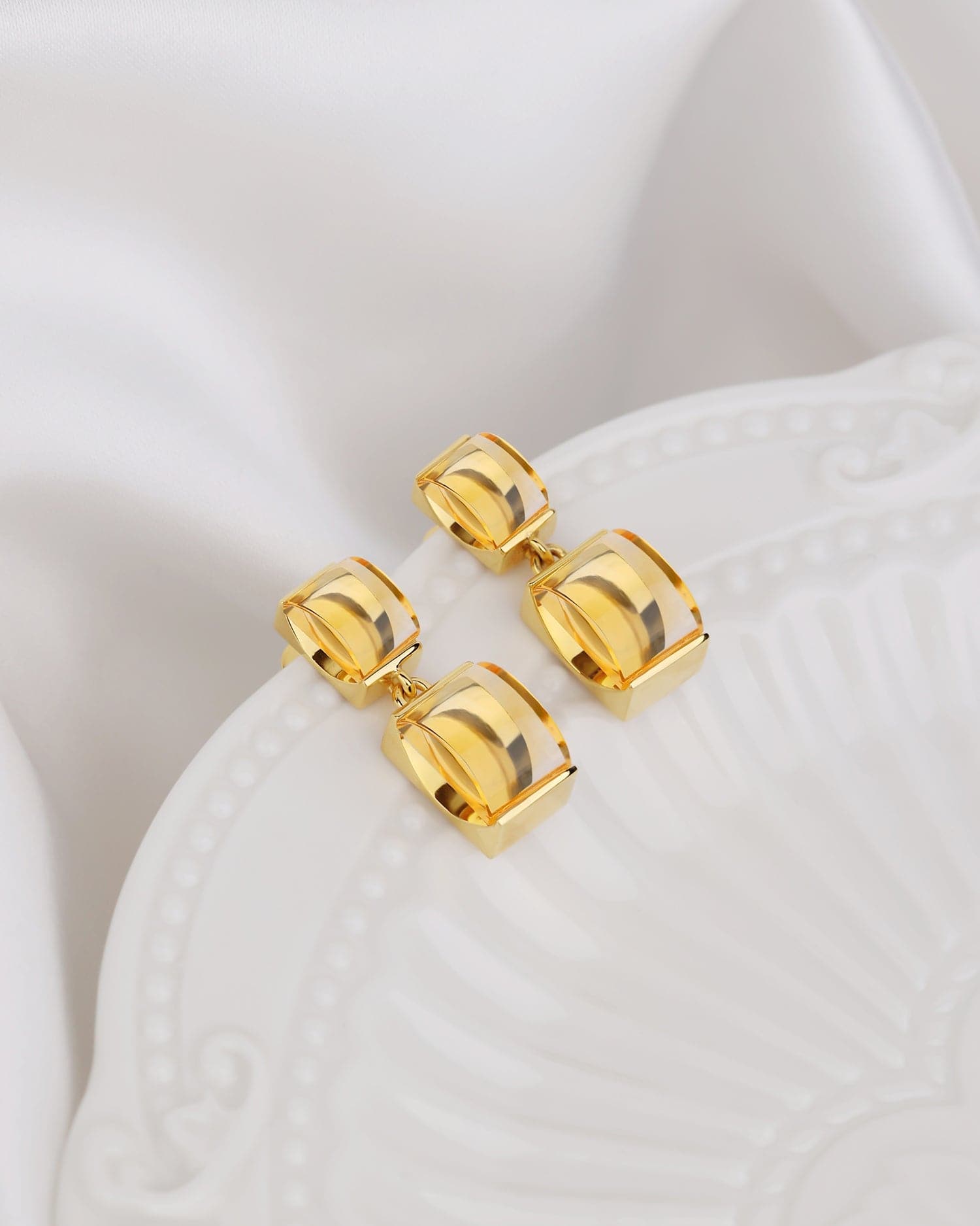 Arch Citrine Earrings - GEMX