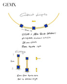 Cuban Linked Lapis Necklace - GEMX